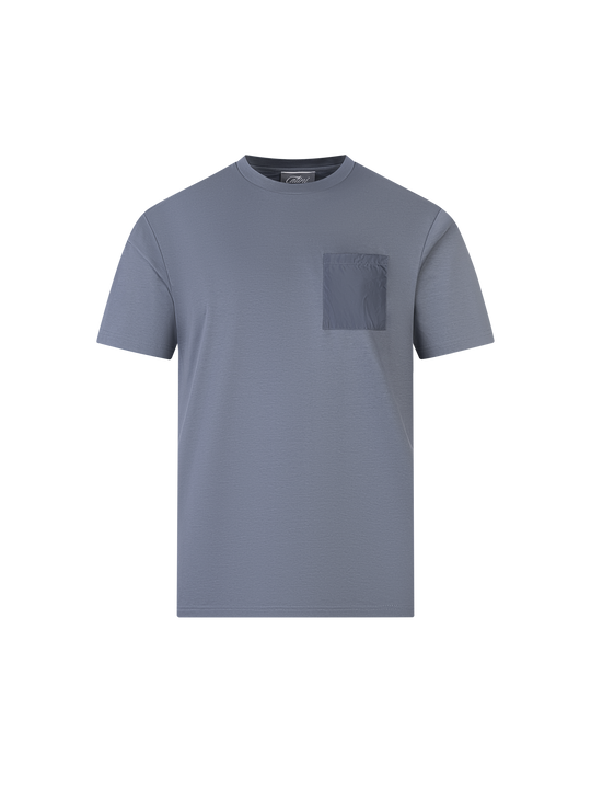 Men's Catini Firenze Pocket T-Shirt in Slate