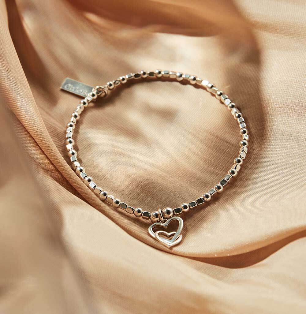 ChloBo Interlocking Love Heart Bracelet SBCFB572