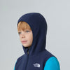 Boys The North Face Kid Glacier Full Zip Summit Navy Hoodie