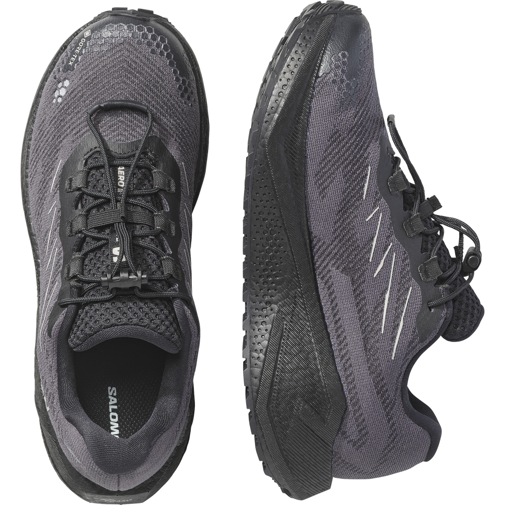 Women's Salomon Aero Blaze 4 GRVL GTX Black/Black Trainers — view 2