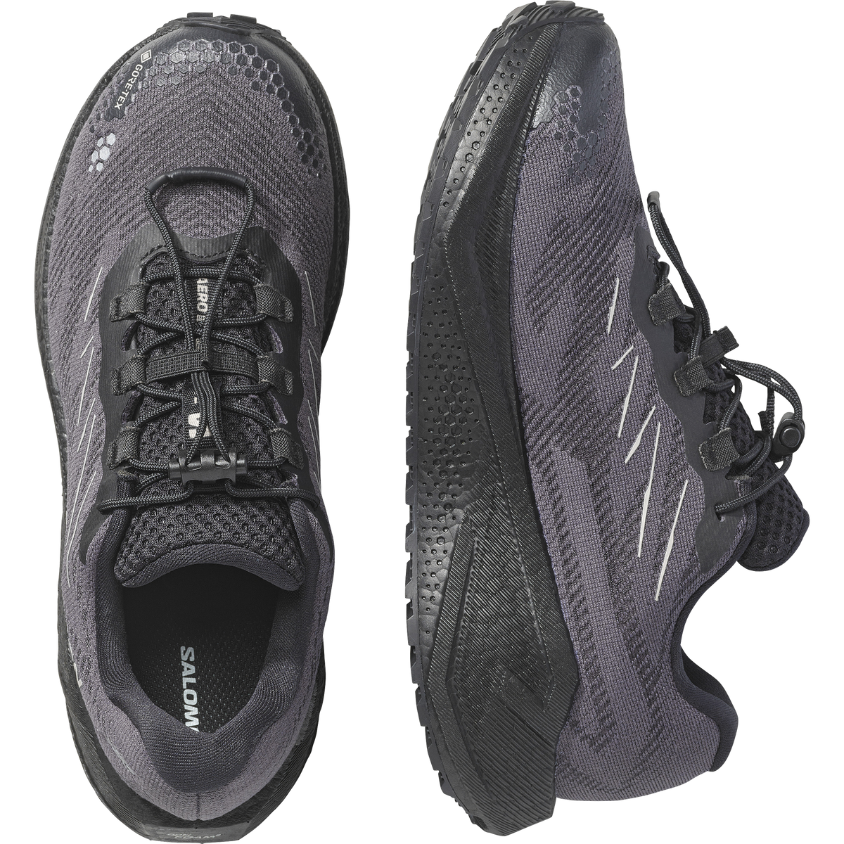 Women's Salomon Aero Blaze 4 GRVL GTX Black/Black Trainers — view 2