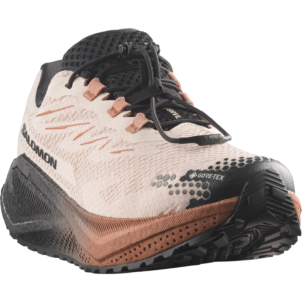 Womens Salomon Aero Blaze 4 Grvl Gtx Vanilla Ice/Black Trainers — view 5