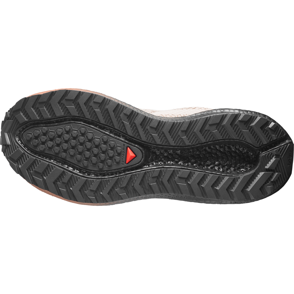 Womens Salomon Aero Blaze 4 Grvl Gtx Vanilla Ice/Black Trainers — view 9
