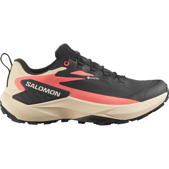 Women's Salomon Genesis GTX Black Tender Peach Trainers