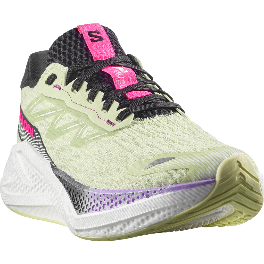 Women's Salomon Aero Glide 4 Butterfly/White/Black — view 3