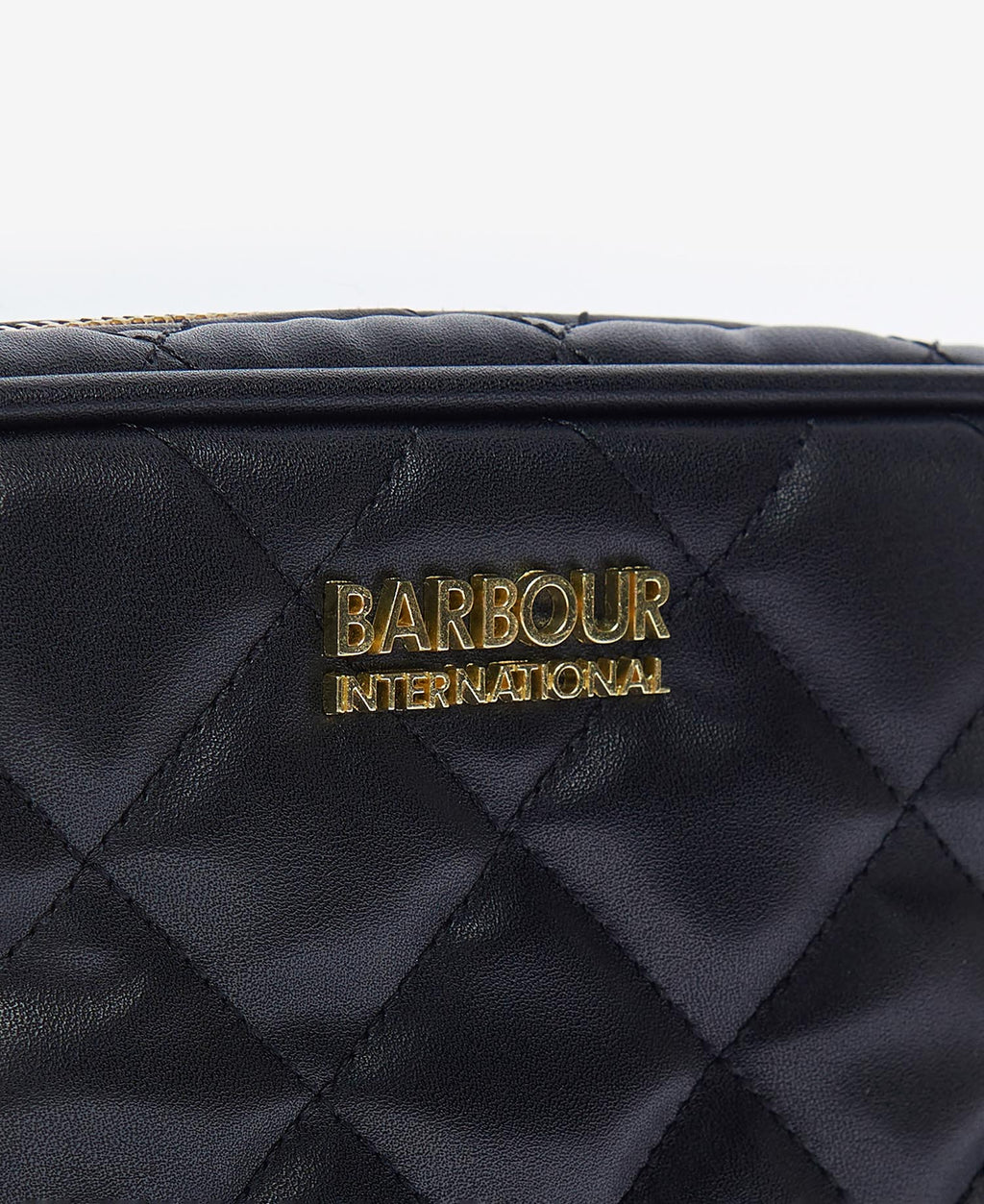 Women's Barbour International Black Quilted Sloane Crossbody Bag — view 5