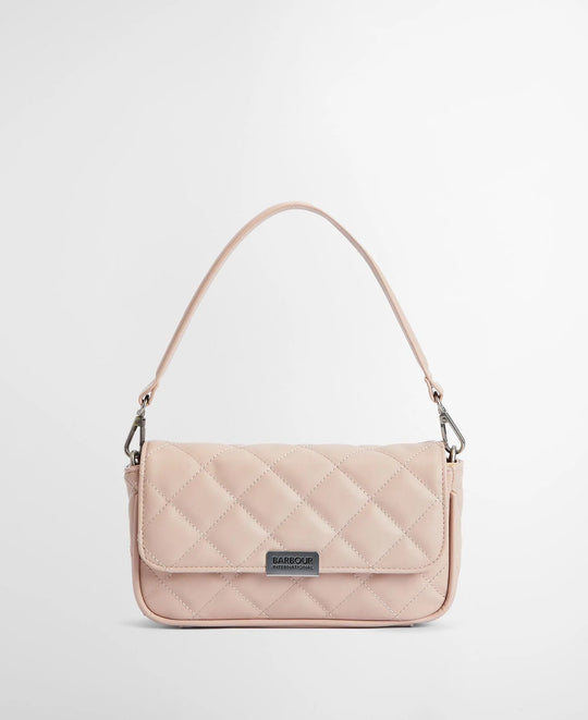 Women's Barbour International Mauve Quilted Mini Soho Crossbody Bag