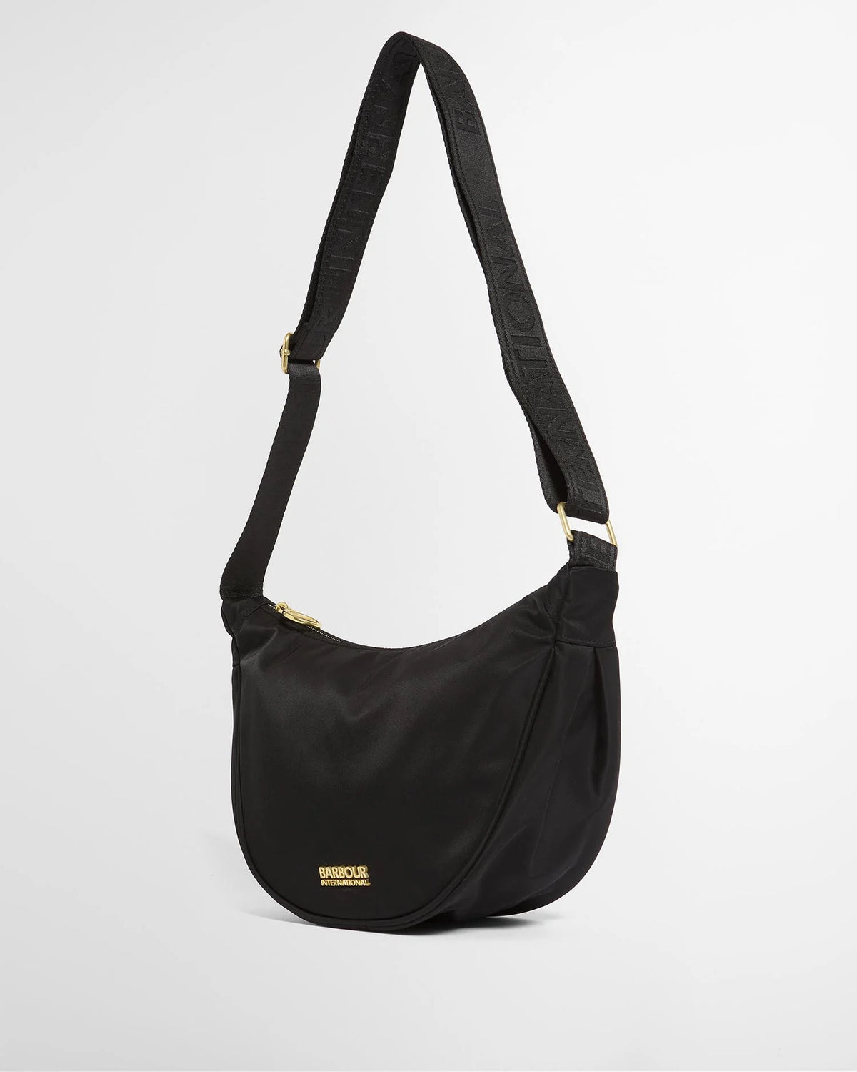 Women's Barbour International Qualify Sling Black Bag — view 5