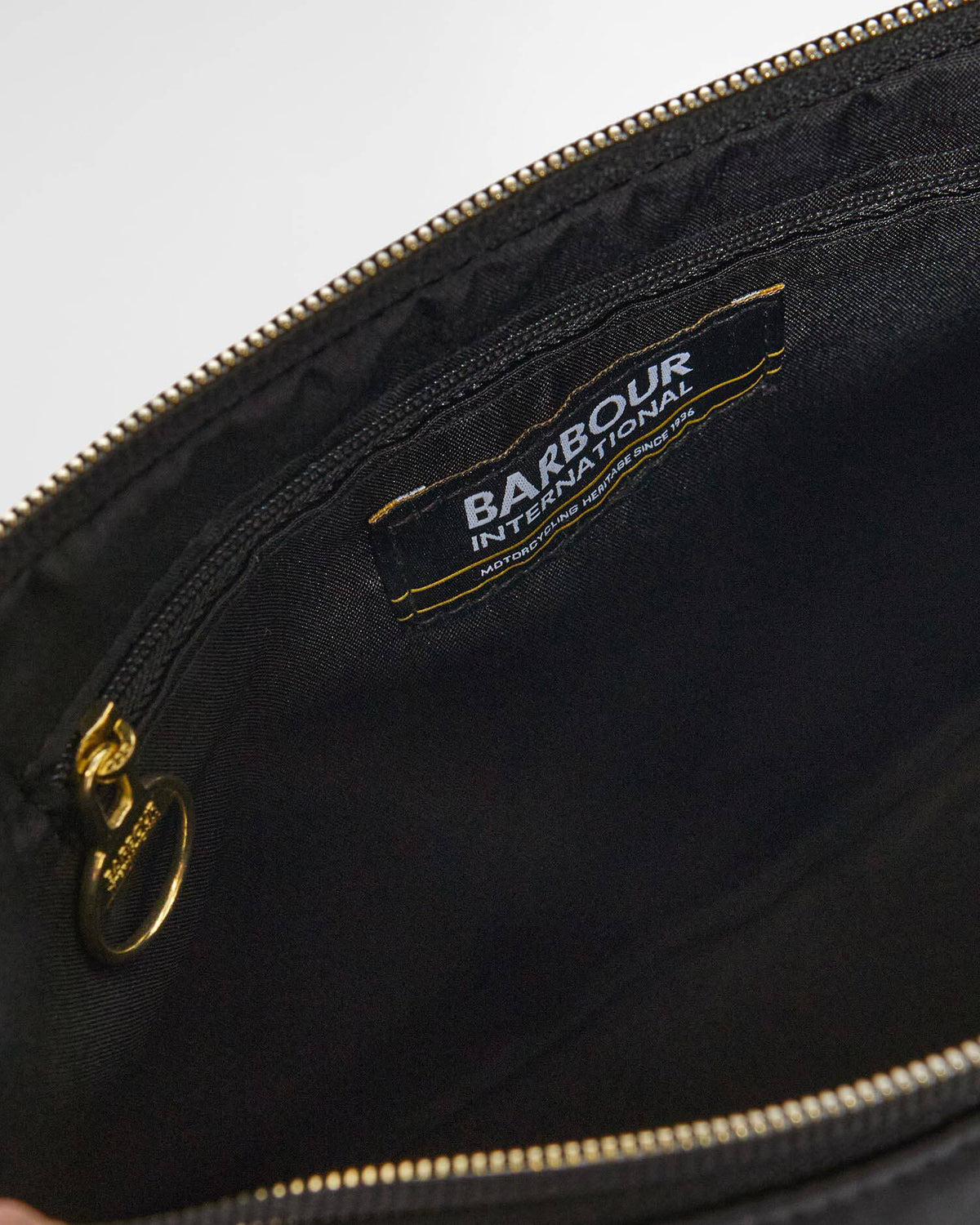 Women's Barbour International Qualify Sling Black Bag — view 4
