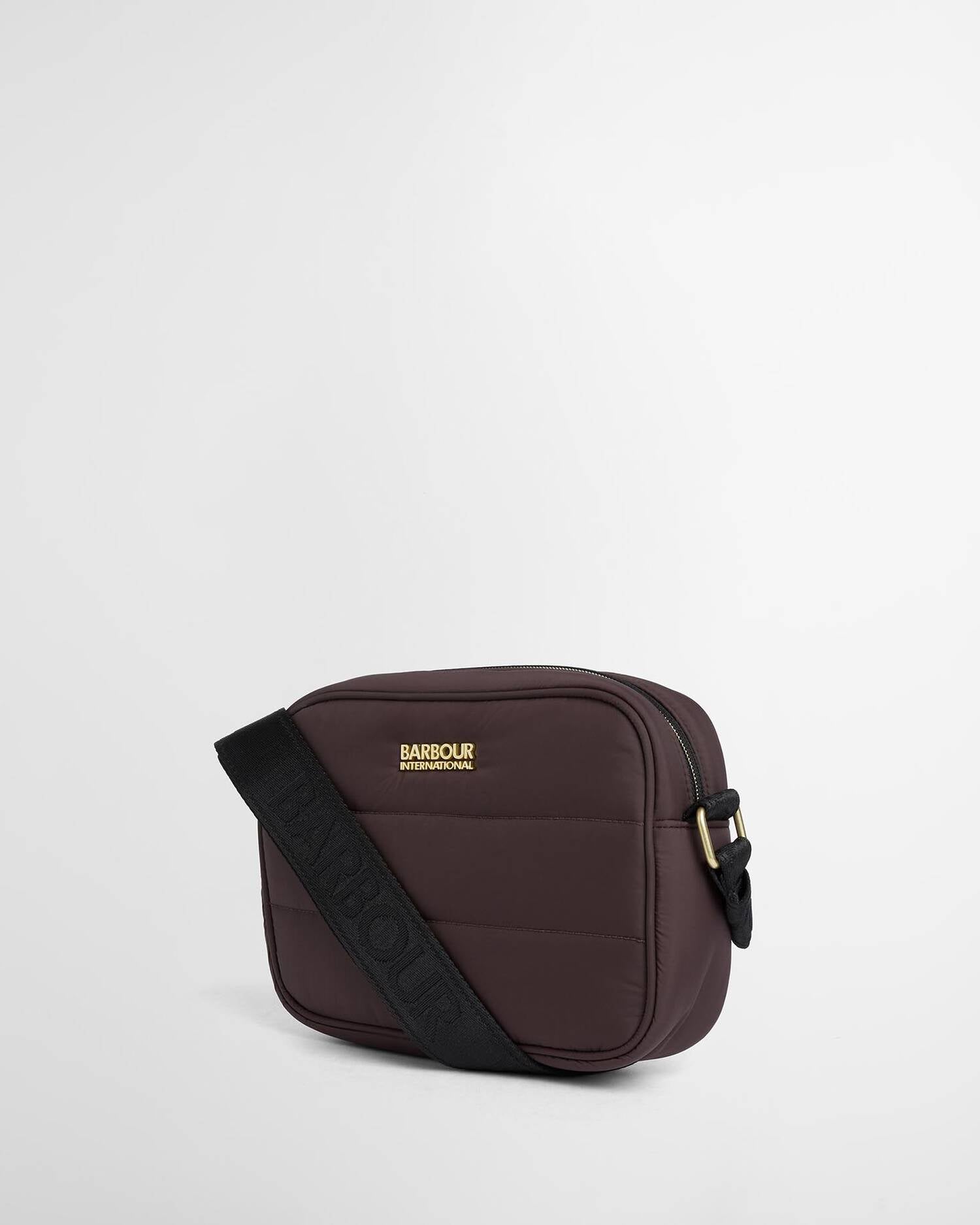 Women's Barbour International Monaco Baffle Quilt Crossbody Bag In Truffle — view 2
