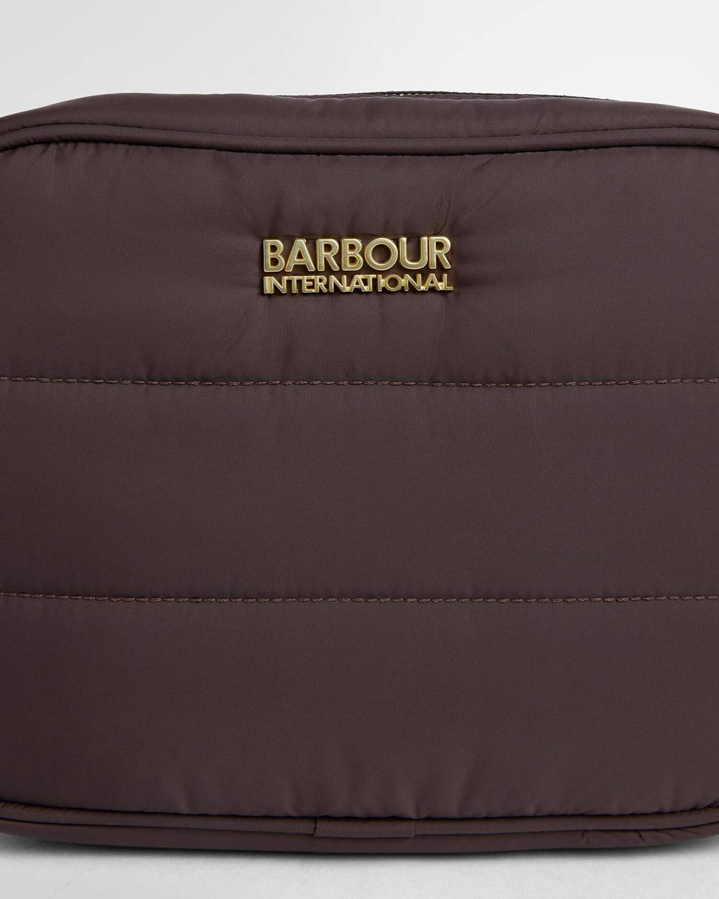 Women's Barbour International Monaco Baffle Quilt Crossbody Bag In Truffle — view 3