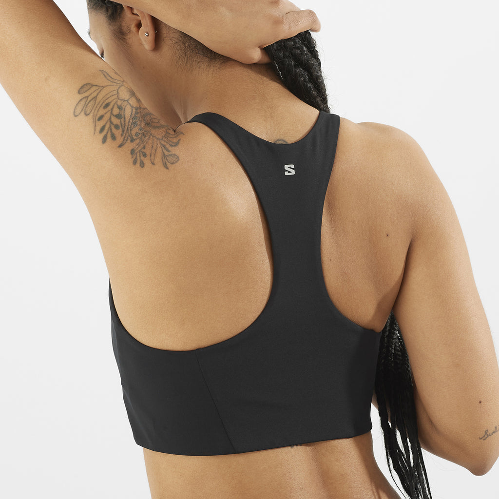 Women's Salomon Shkout Core Black Bra — view 4
