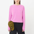 Women's Salomon Essential Lightwarm Fleece in Cyclaman Pink