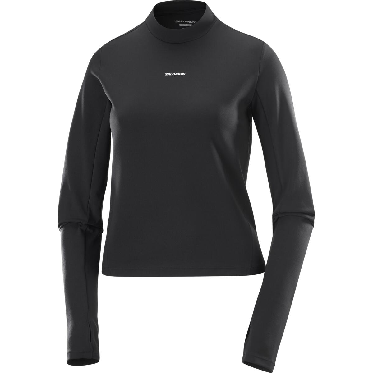 Women's Salomon SHKout Bliss LS T-Shirt in Black — view 2