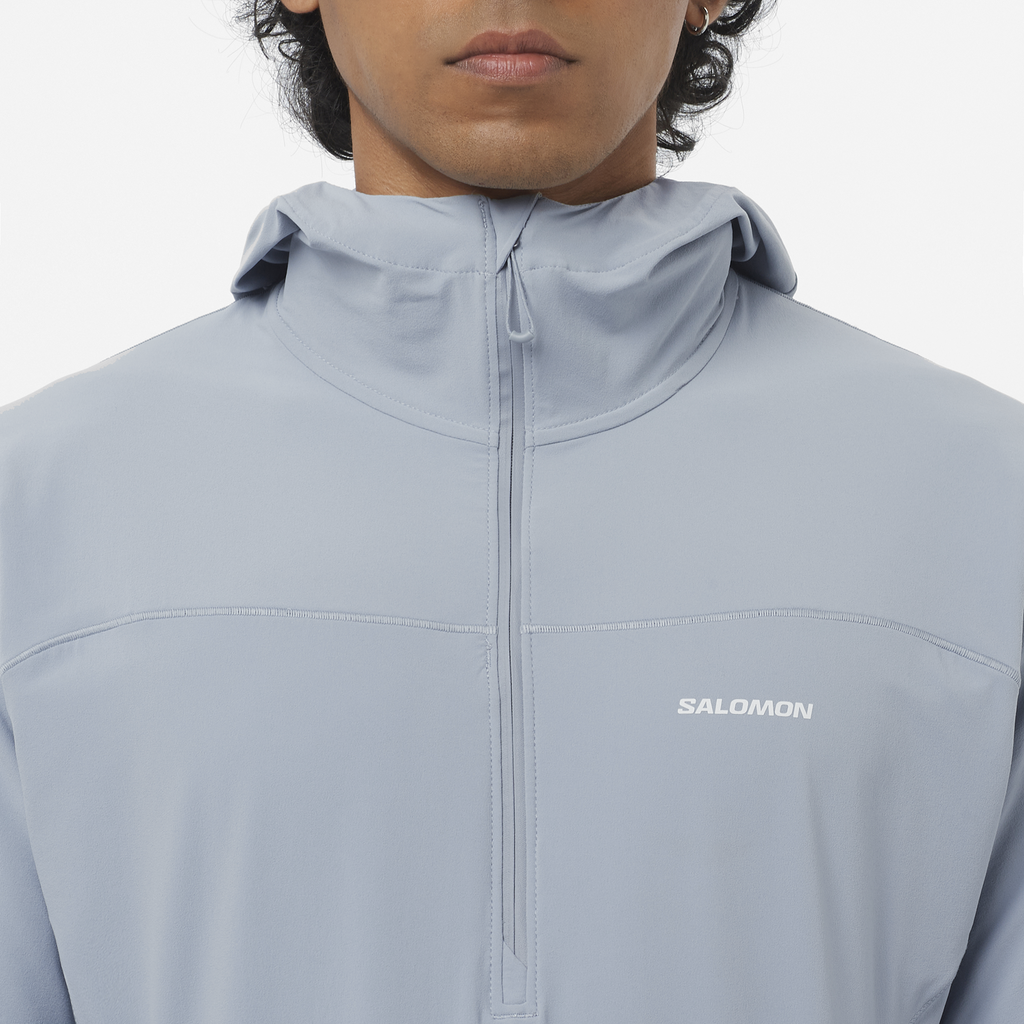 Men's Salomon Trade Winds Sense Aero Hybrid Half Zip Hoodie — view 3