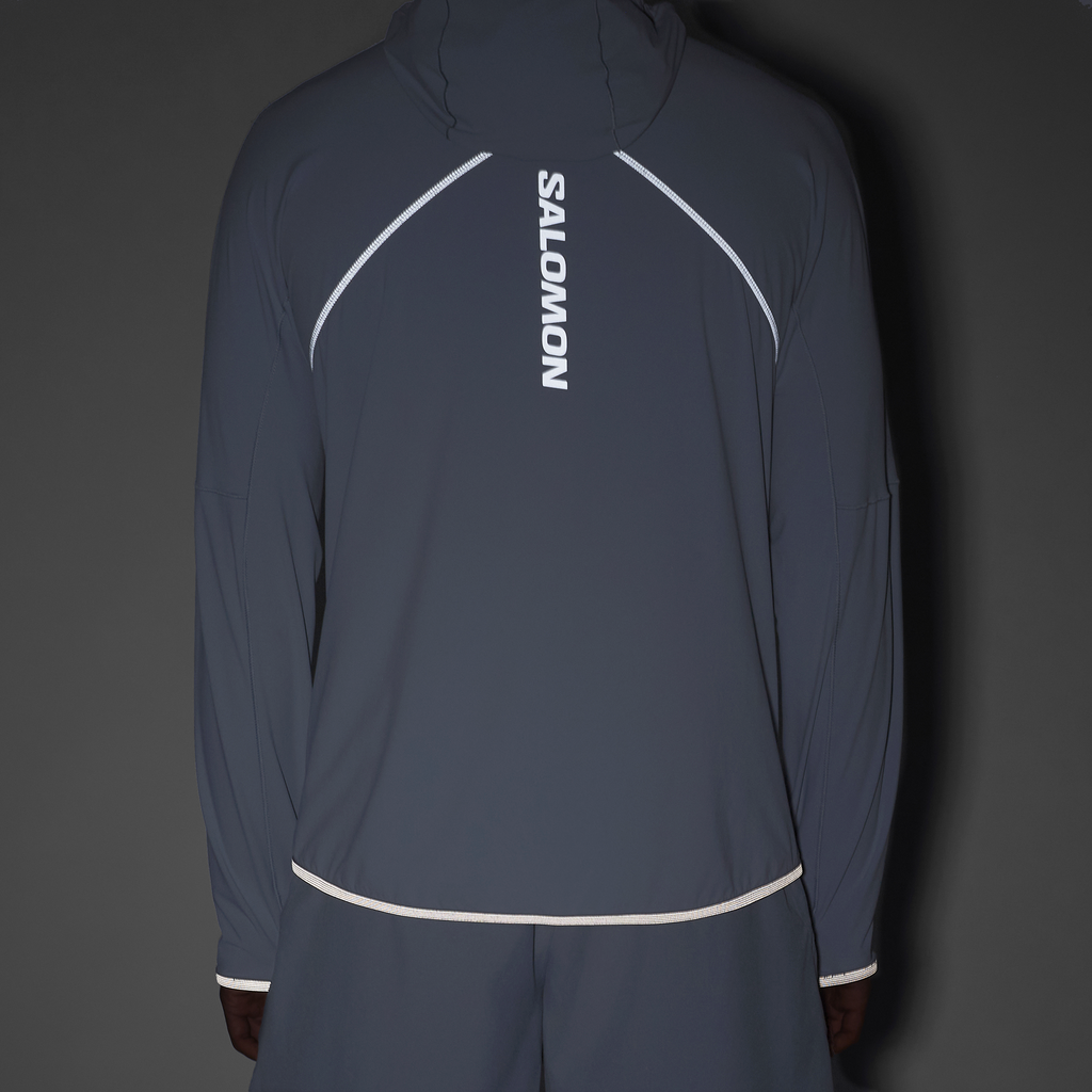 Men's Salomon Trade Winds Sense Aero Hybrid Half Zip Hoodie — view 6