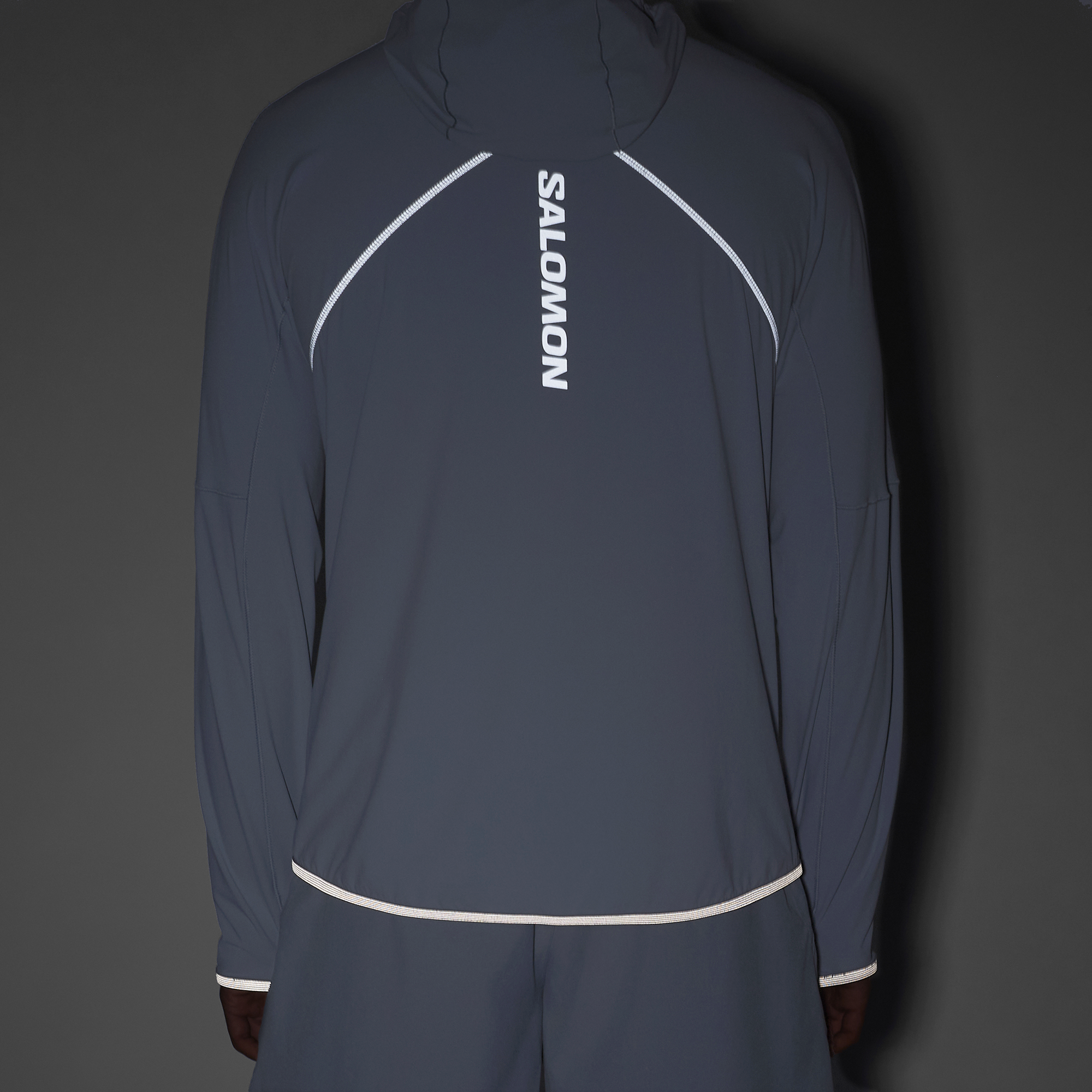 Men's Salomon Trade Winds Sense Aero Hybrid Half Zip Hoodie — view 6