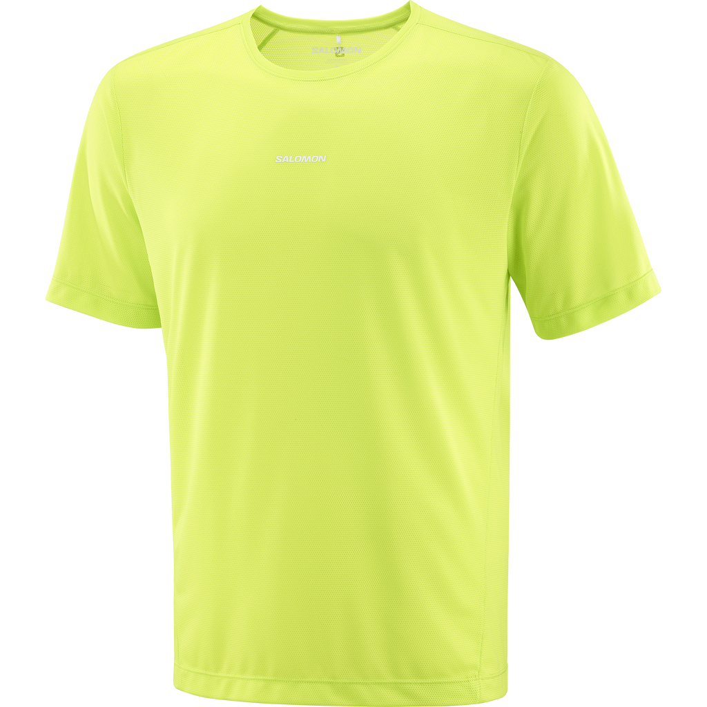 Men's Salomon Acid Lime SHKout Core T Shirt — view 3