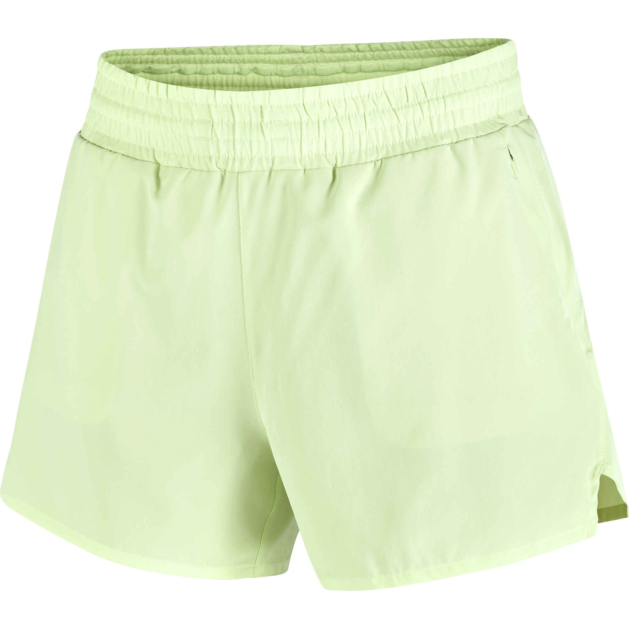 Light green shorts on a white background