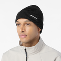Unisex Salomon Classic Beanie Deep Black Hats