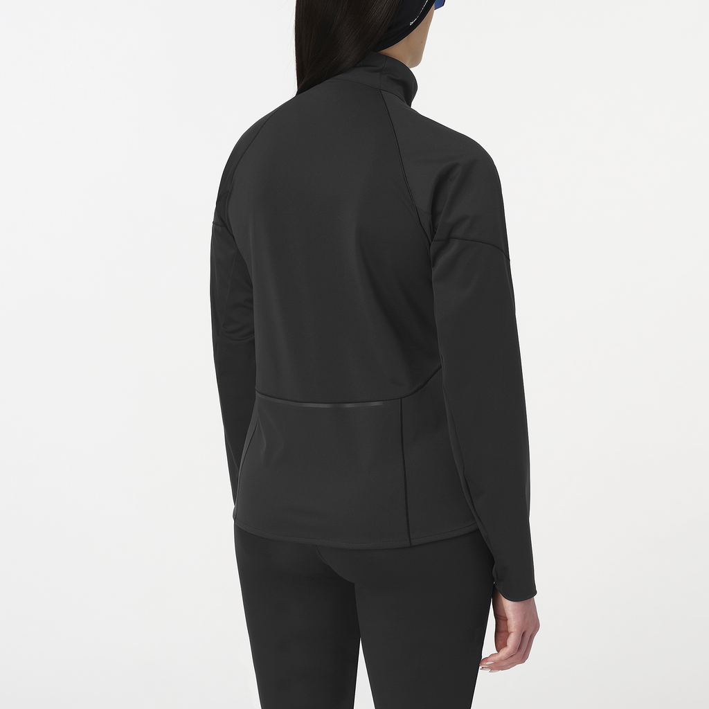 Womens Salomon Sense Softshell Jkt Deep Black Jackets — view 2