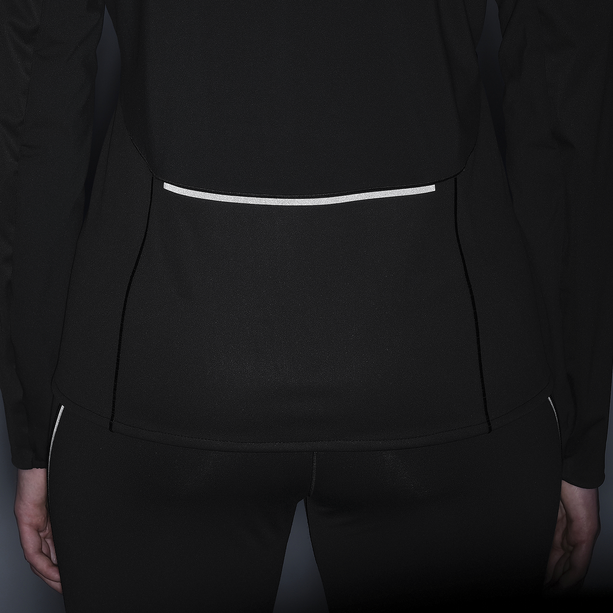 Womens Salomon Sense Softshell Jkt Deep Black Jackets — view 5