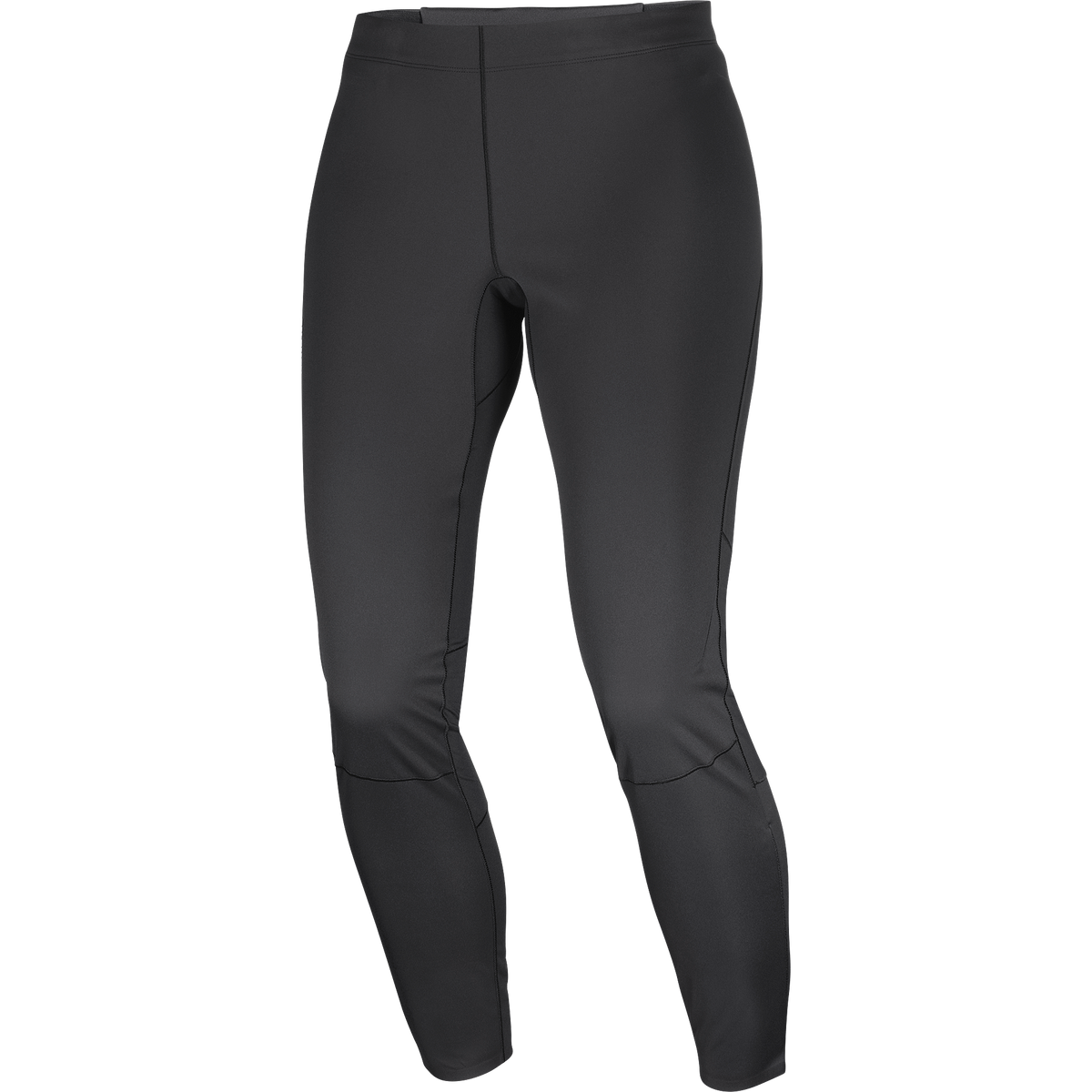 Womens Salomon Sense Softshell Tights Deep Black Leggings — view 7