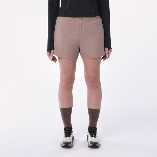 Womens Salomon SHKout C 2IN1 SHTS 4" Antler Shorts