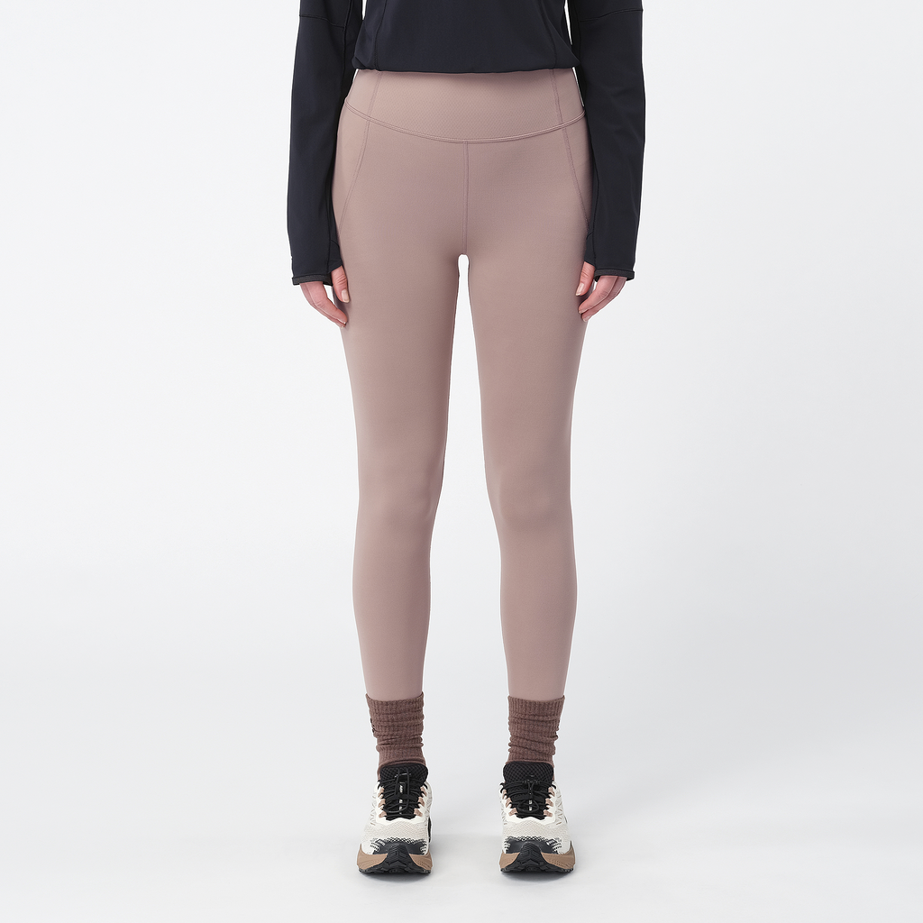 Womens Salomon SHKout BLISS TIGHTS Antler Leggings