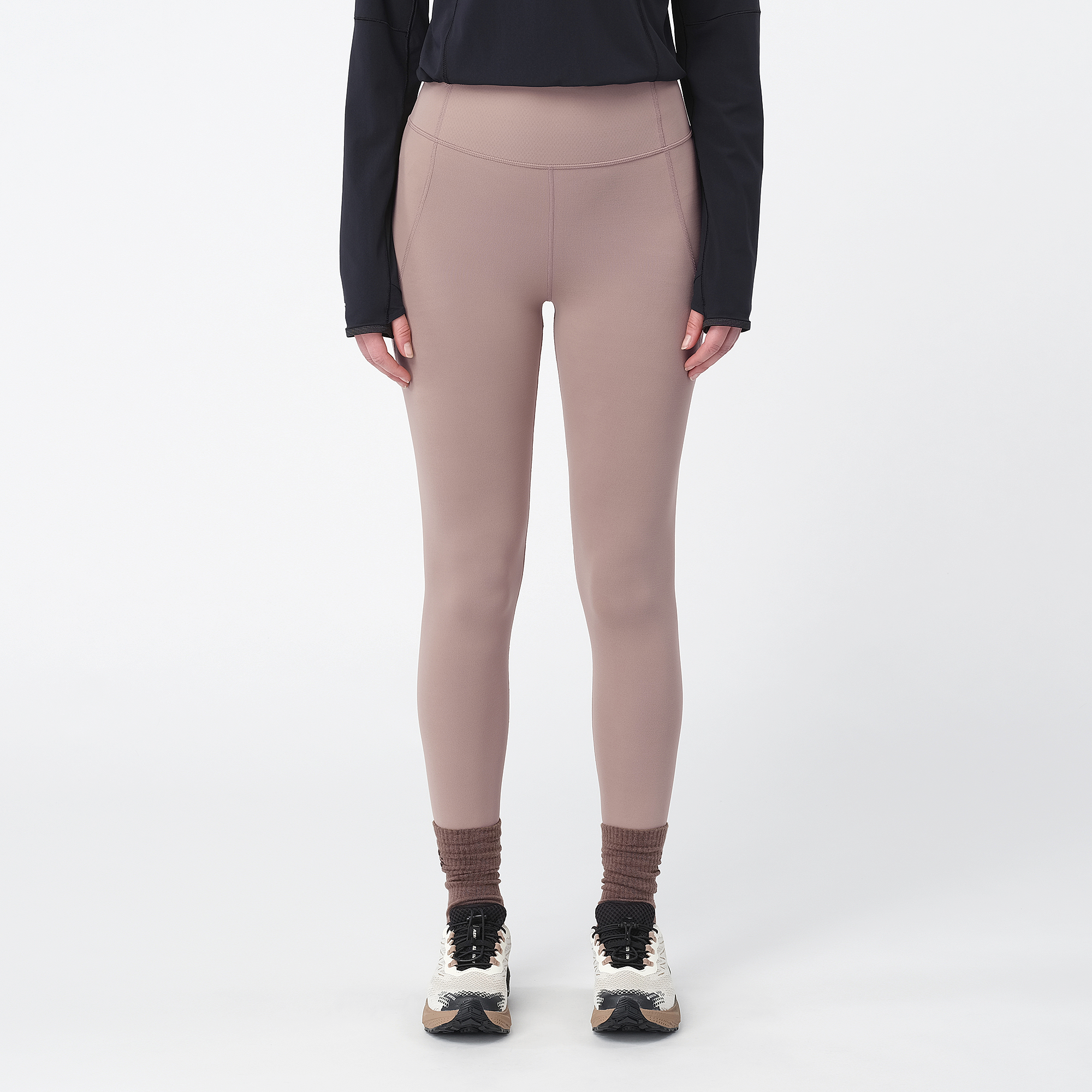 Womens Salomon SHKout BLISS TIGHTS Antler Leggings