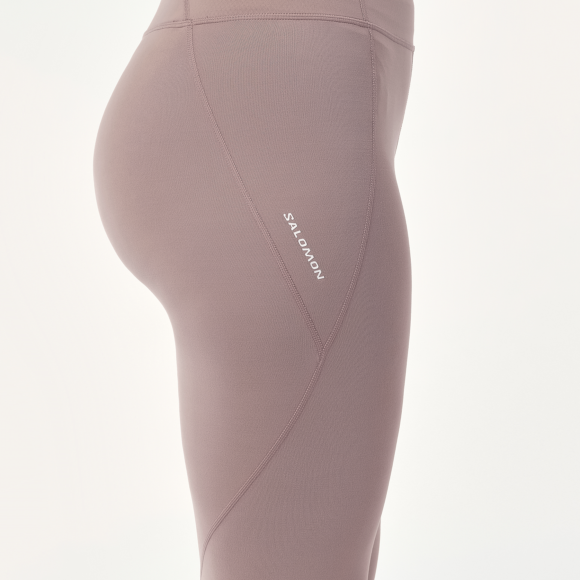 Womens Salomon SHKout BLISS TIGHTS Antler Leggings — view 3