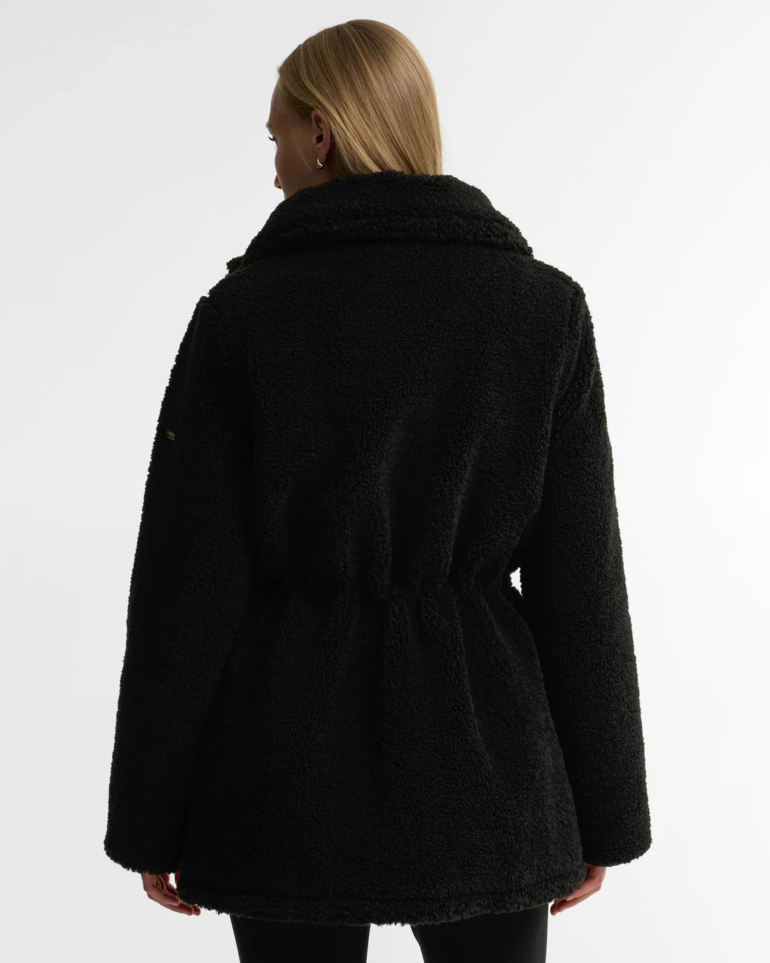 Women's Barbour International Kemora Fleece Casual In Black