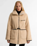 Women's Barbour International Kemora Fleece Casual In Jasmine/Black