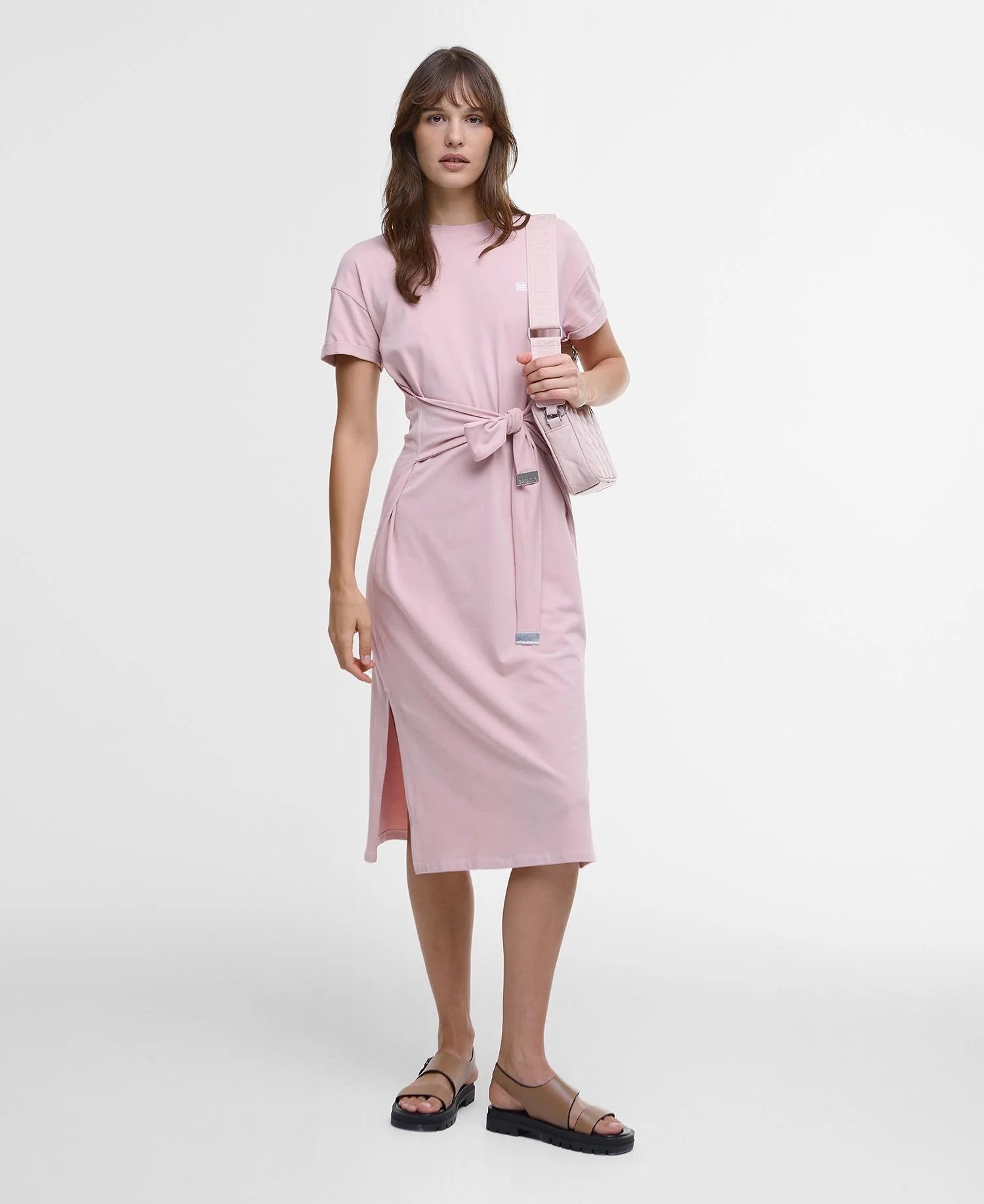 Women's Barbour International Whitson Midi Mauve Dress
