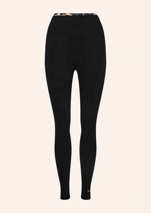Women's P.E Nation Vita Full Length Leggings Black Leopard — view 7