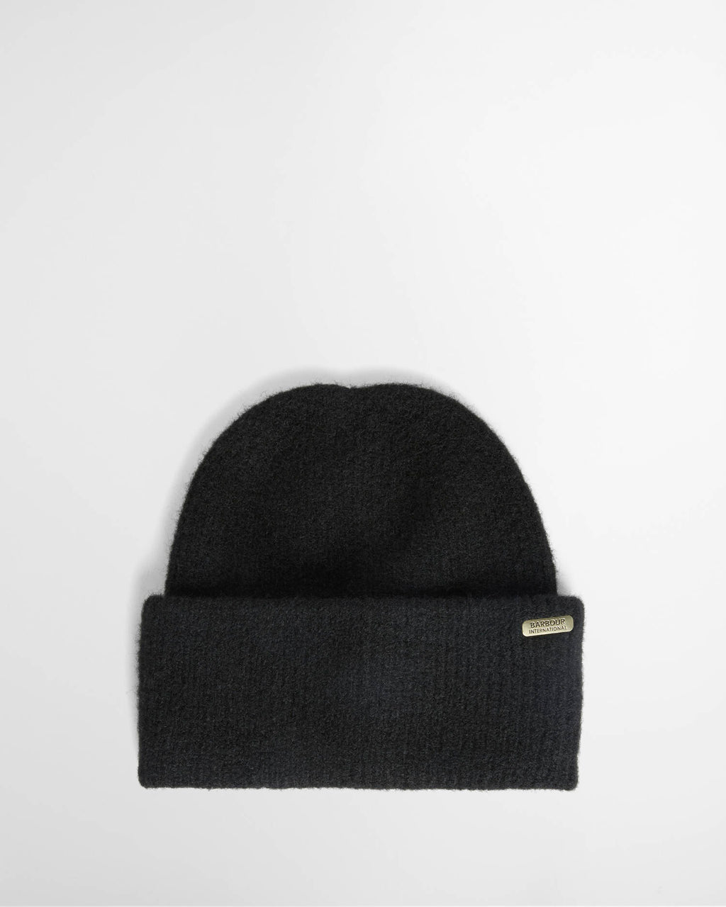 Women's Barbour International Kemora Beanie & Scarf Gift In Black/Moonbeam