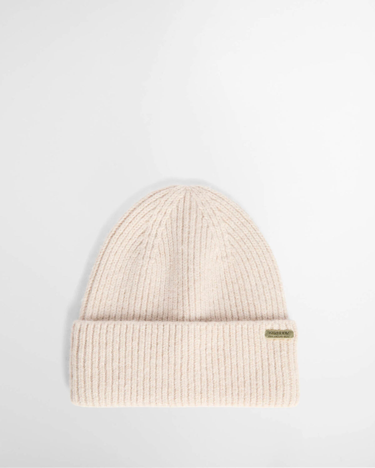 Women's Barbour International Pendle Beanie & Kenna Scarf In Moonbeam/Camel — view 3