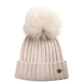 Women's Barbour International Conway Knitted Beanie Hat In Moonbeam