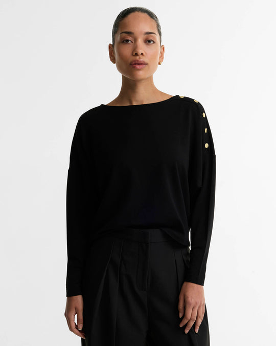 Women's Barbour International Cyrus Top In Black