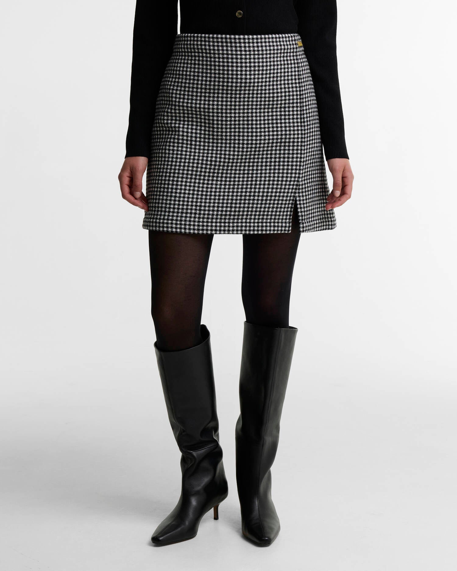 Women's Barbour International Halina Mini Skirt In Multi — view 2
