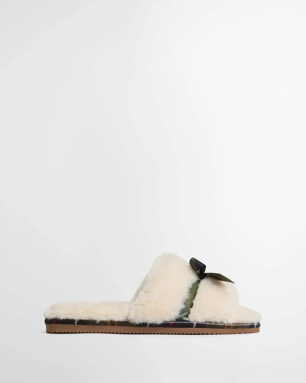 Women's Barbour International Eleanora Slipper in Cream