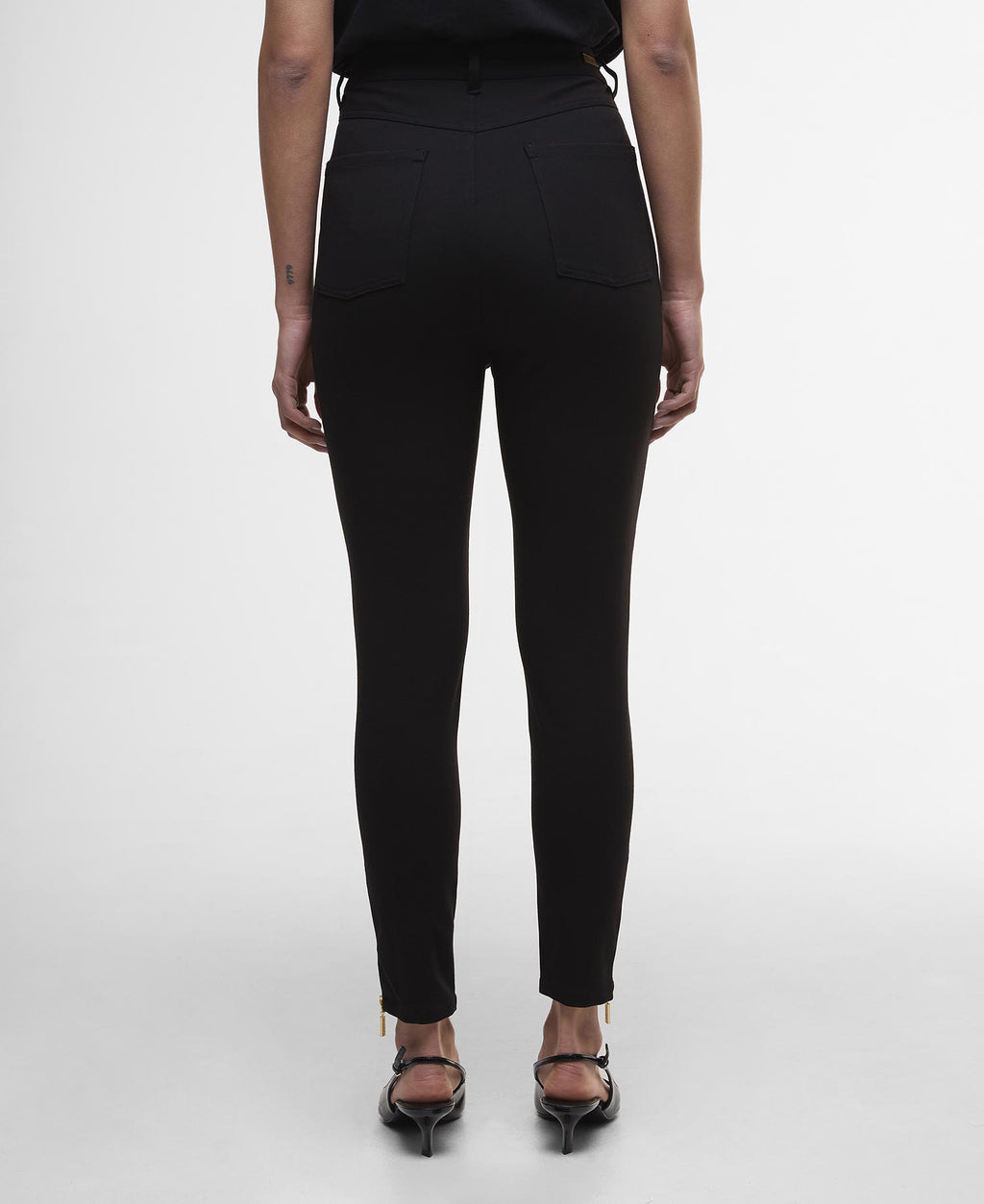 Women's Barbour Stella Trousers in Black — view 2