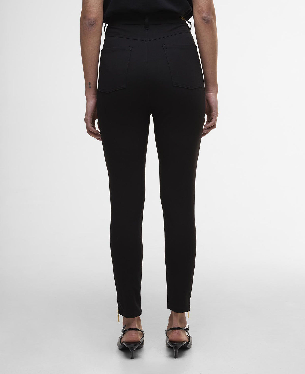 Women's Barbour Stella Trousers in Black — view 2