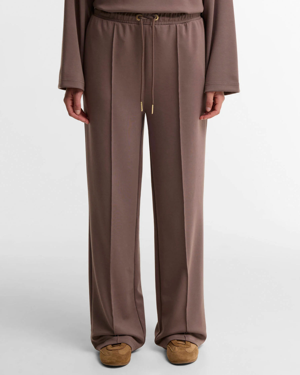 Women's Barbour International Kemora Trousers In Truffle — view 2
