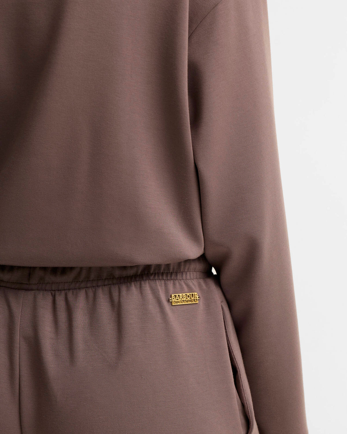 Women's Barbour International Kemora Trousers In Truffle — view 3