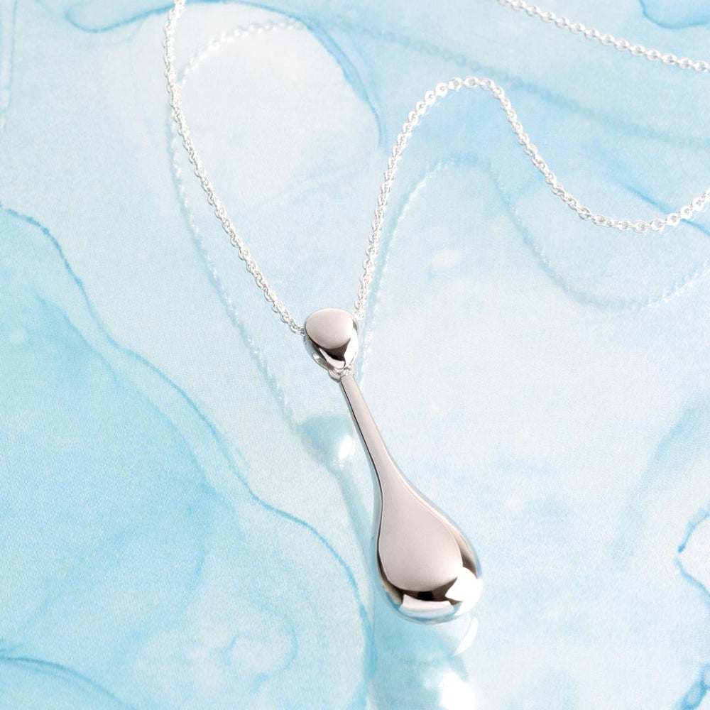 The Coast Pebble necklace, a silver necklace from Kit Heath, available at OD’s Jewellers in St Helens
