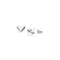 Kit Heath Love Silver Heart Stud Earrings 40532RP