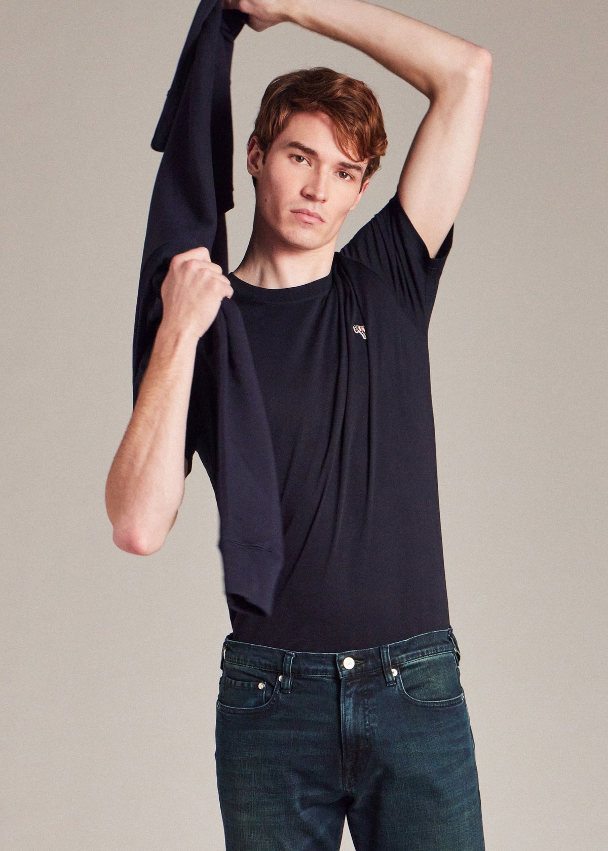 Men's Paul Smith Navy Short Sleeve Reg Fit Zebra T-Shirt - image 7