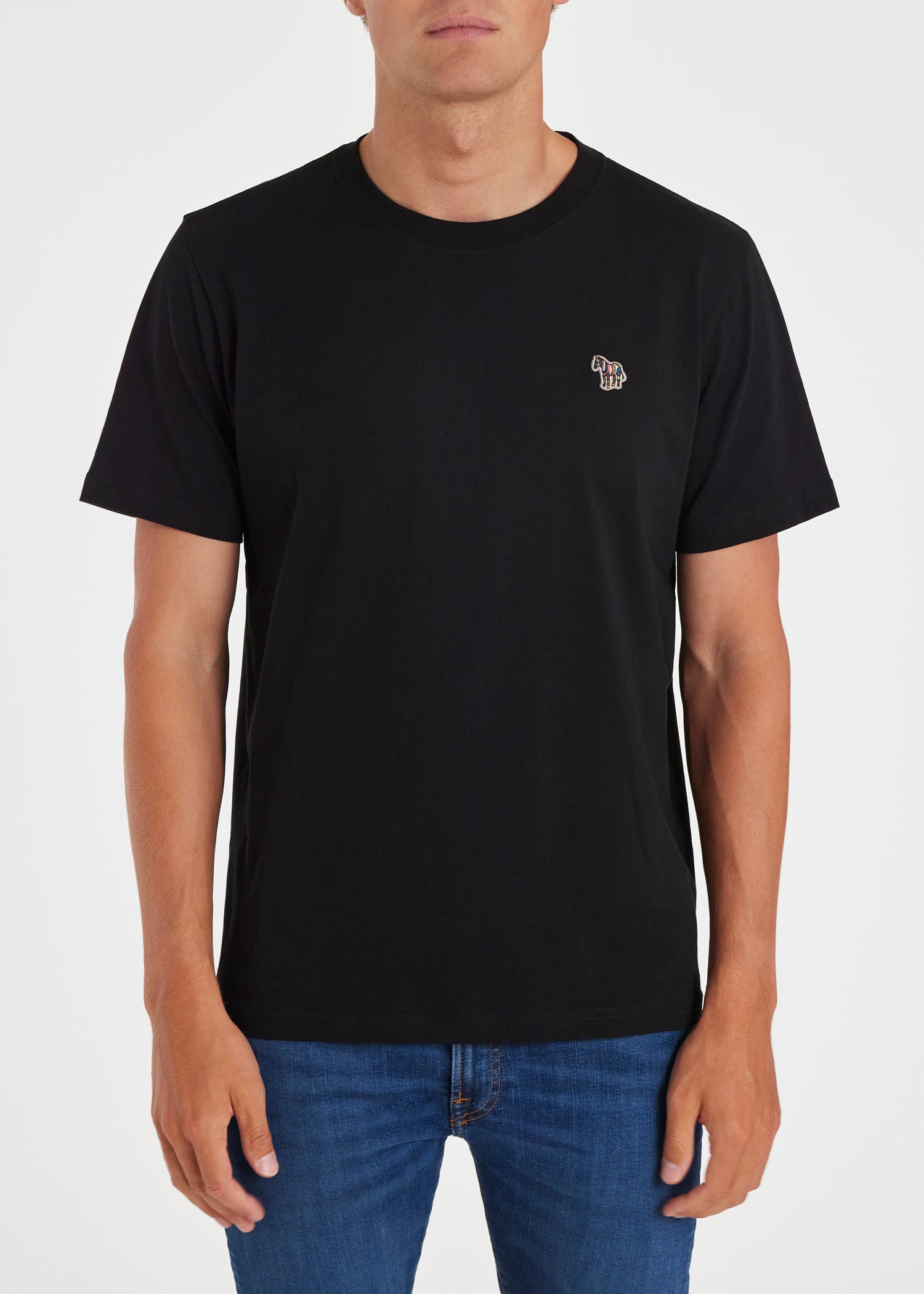 Men's Paul Smith Black Short Sleeve Reg Fit Zebra T-Shirt - image 2