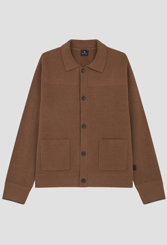 Men's Paul Smith Brown Knitted Jacket